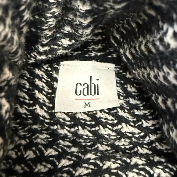 Cabi Fergie Split Knit Cowl Turtleneck Sweater - Picture 5 of 11